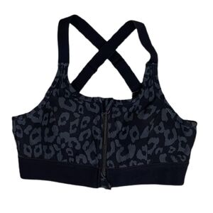 LuLaRoe Black Animal Print Sports Bra